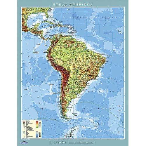 Kartta, Etelä-Amerikka - IS-VET