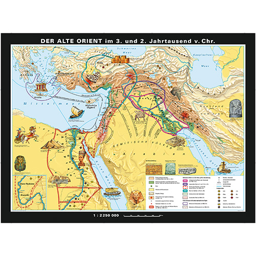 Kartta, Muinainen Lähi-itä - IS-VET